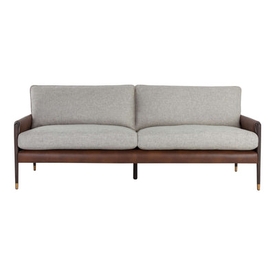 MAUTI SOFA - BROWN - VAULT FOG / BRAVO COGNAC