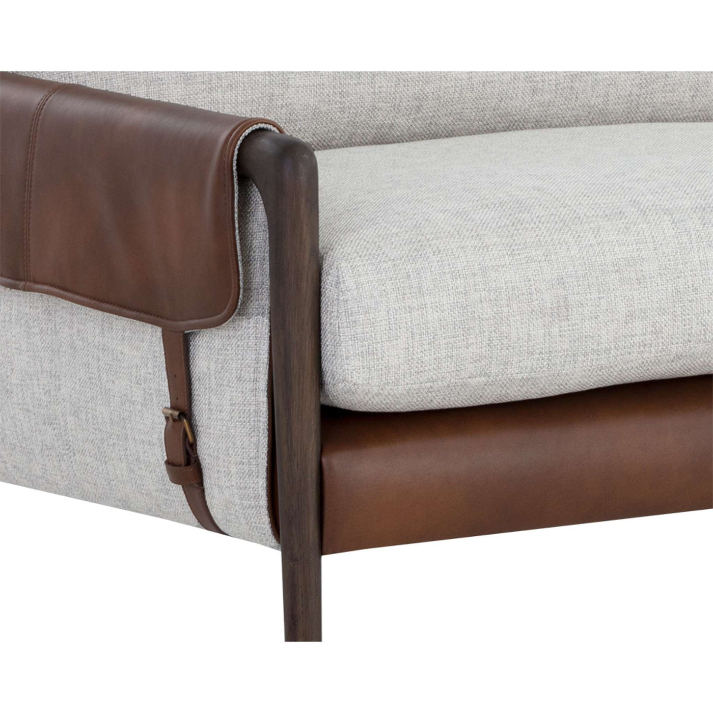 Mauti Sofa - Brown - Vault Fog / Bravo Cognac