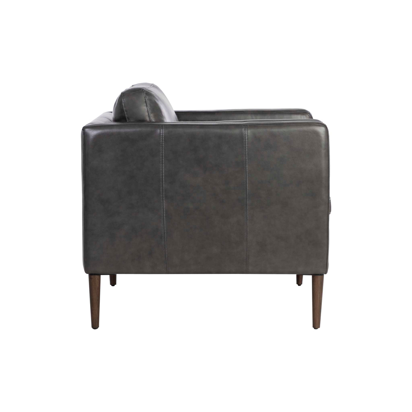 Richmond Armchair - Brentwood Charcoal Leather