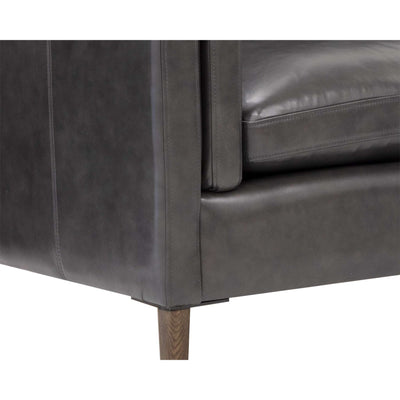 RICHMOND SOFA - BRENTWOOD CHARCOAL LEATHER