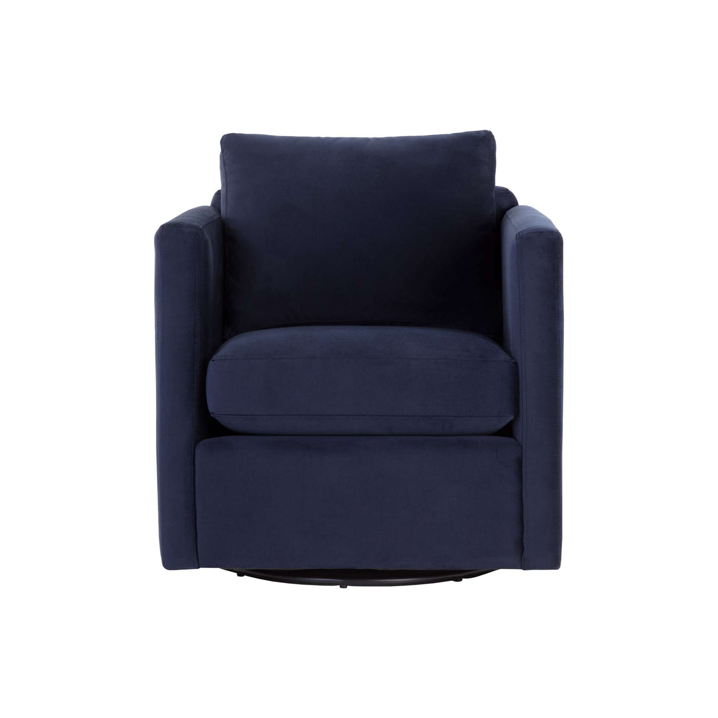 GEORGIE SWIVEL LOUNGE CHAIR - ABBINGTON NAVY