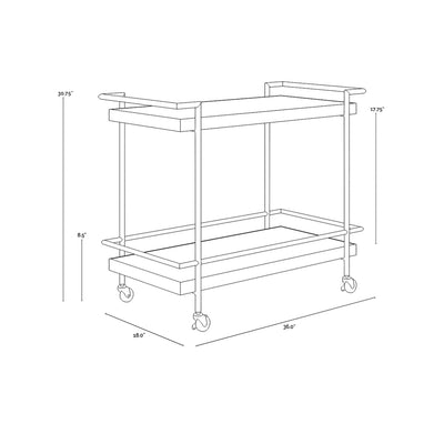 CONTARDI BAR CART