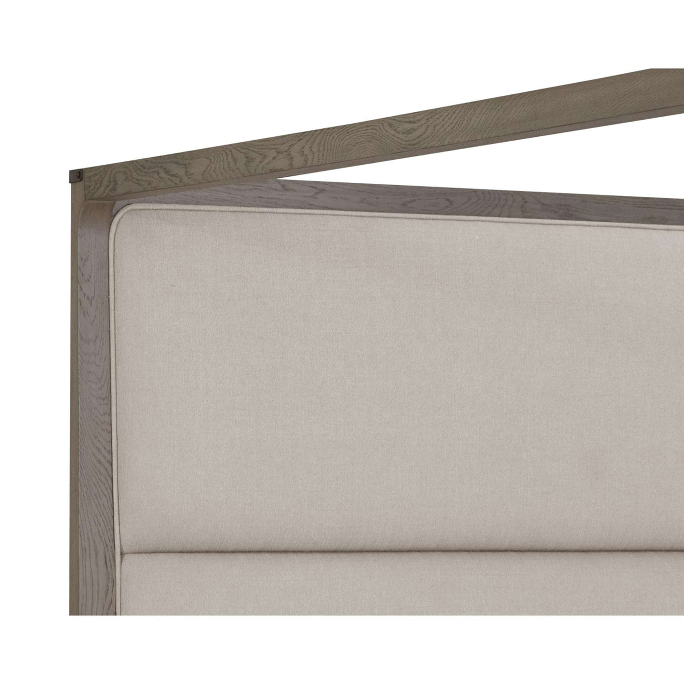 DANETTE CANOPY BED - KING - ZENITH TAUPE GREY