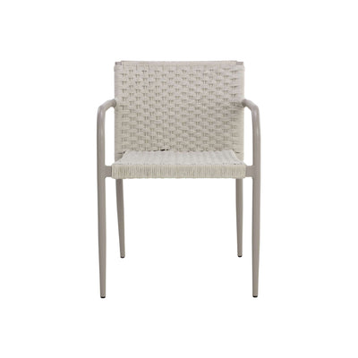 CASELLA STACKABLE DINING ARMCHAIR - GREIGE - CREAM (Sef of 2)