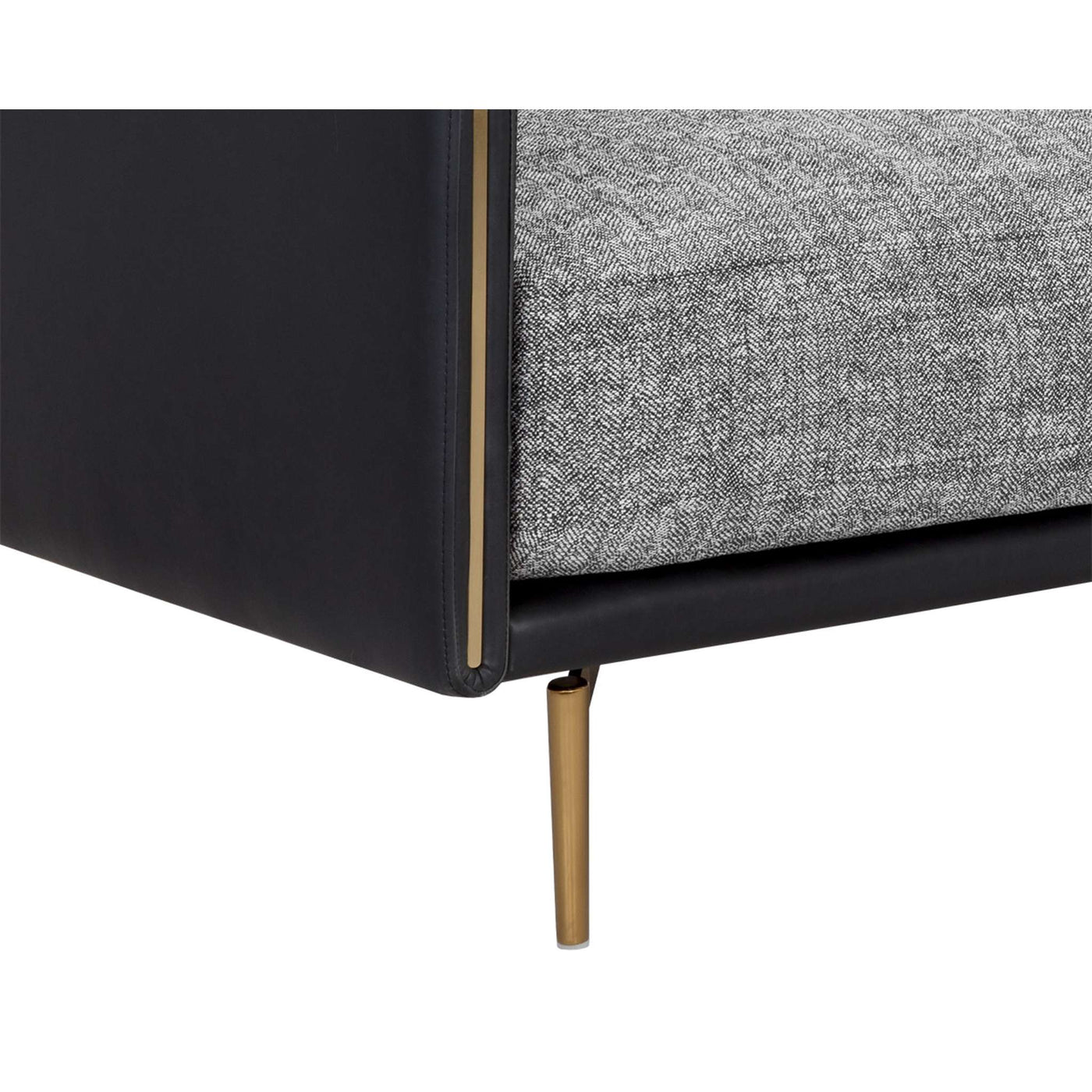 ASHI SOFA - NASH ZEBRA / COAL BLACK