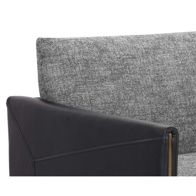 ASHI SOFA - NASH ZEBRA / COAL BLACK