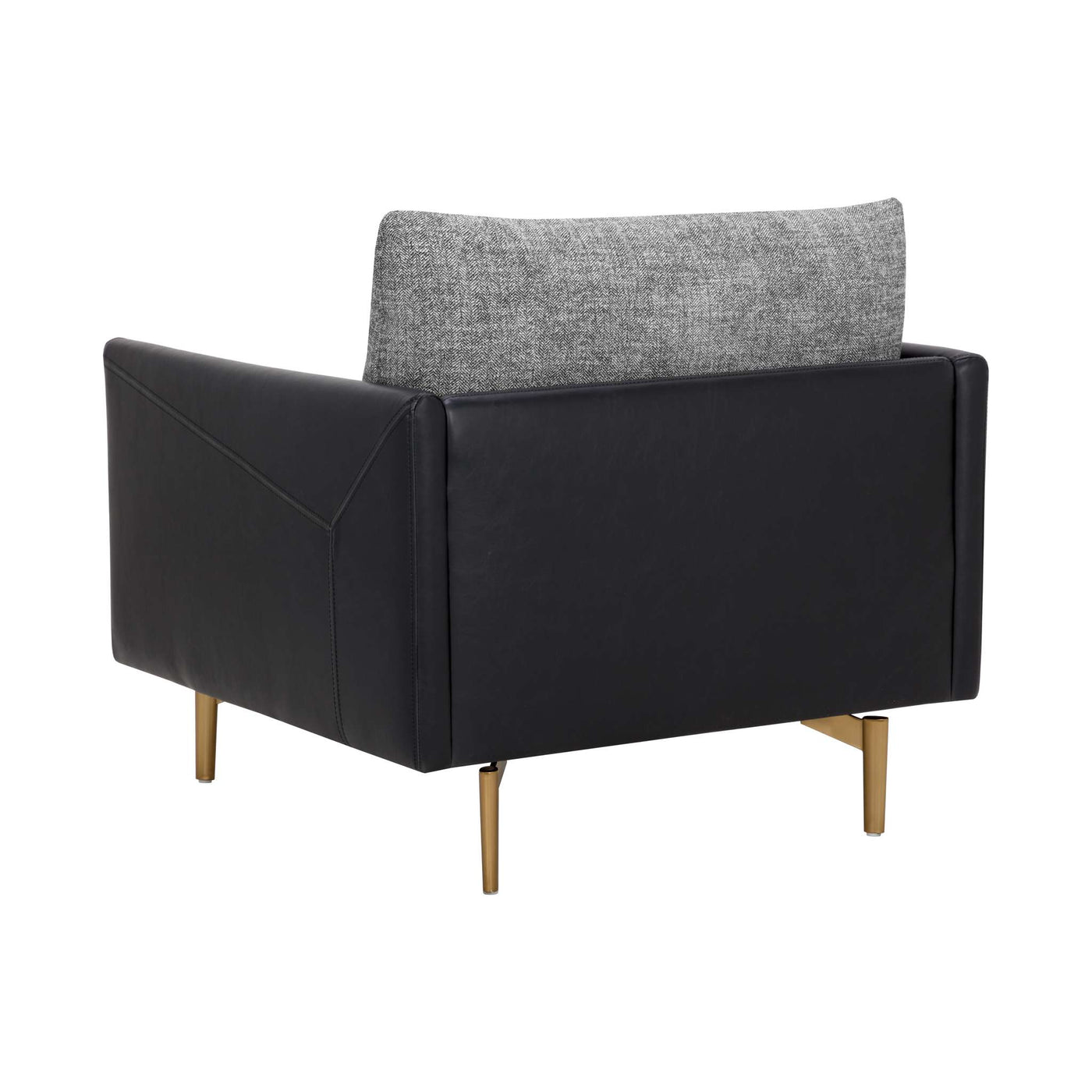 ASHI ARMCHAIR - NASH ZEBRA / COAL BLACK