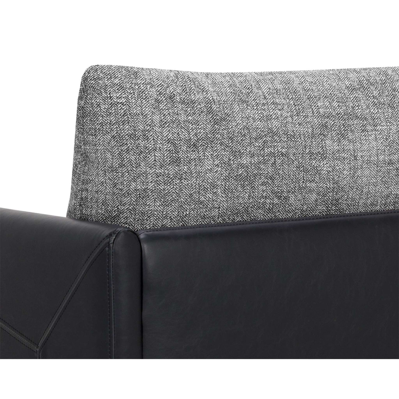 Ashi Armchair - Nash Zebra / Coal Black