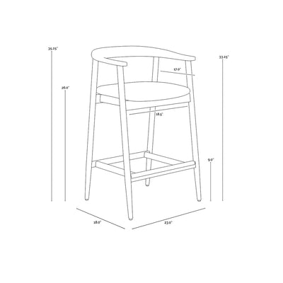 JEREMY COUNTER STOOL