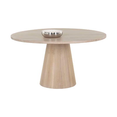 ELINA DINING TABLE - ROUND - LIGHT OAK - 54"