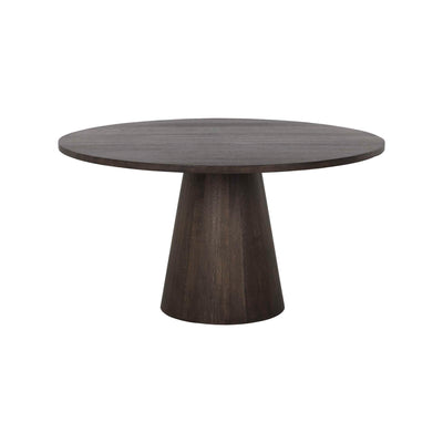 Elina Dining Table - Round - Brown Oak - 54"