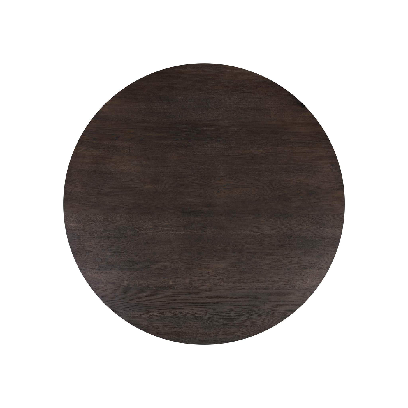 ELINA DINING TABLE - ROUND - BROWN OAK - 54"