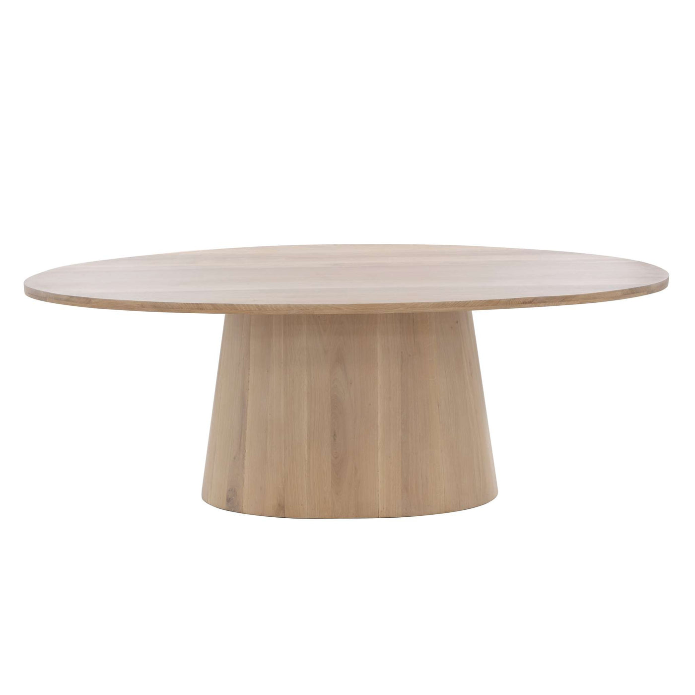 ELINA DINING TABLE - OVAL - LIGHT OAK - 84"