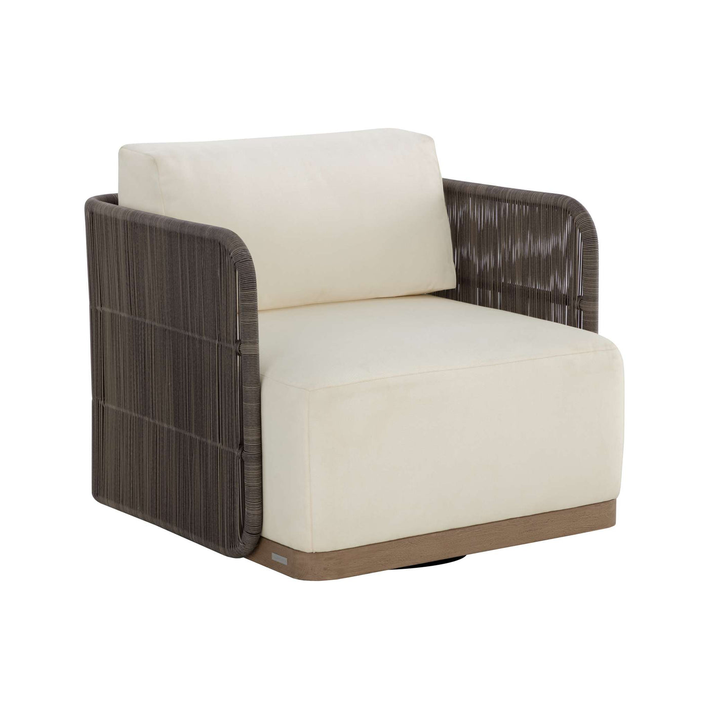 RAVENNA SWIVEL ARMCHAIR - STINSON CREAM