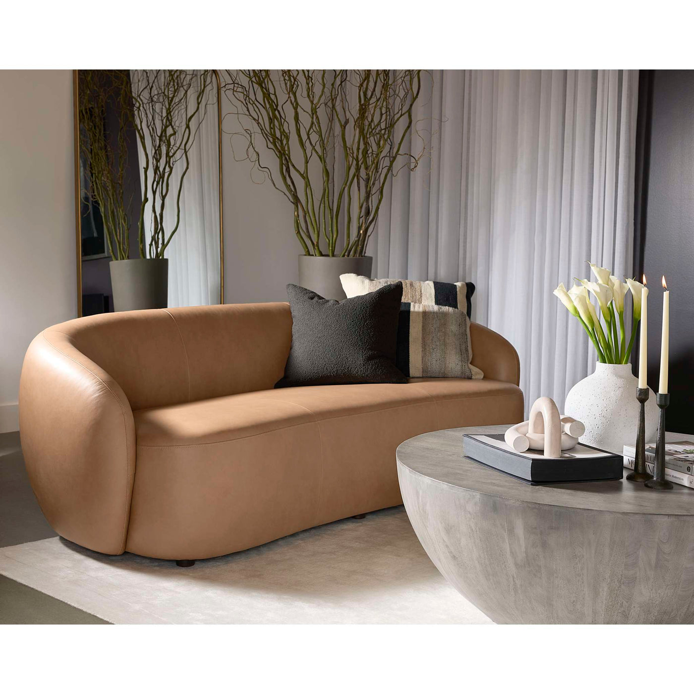 LORNE SOFA - ALINE BUTTERNUT LEATHER