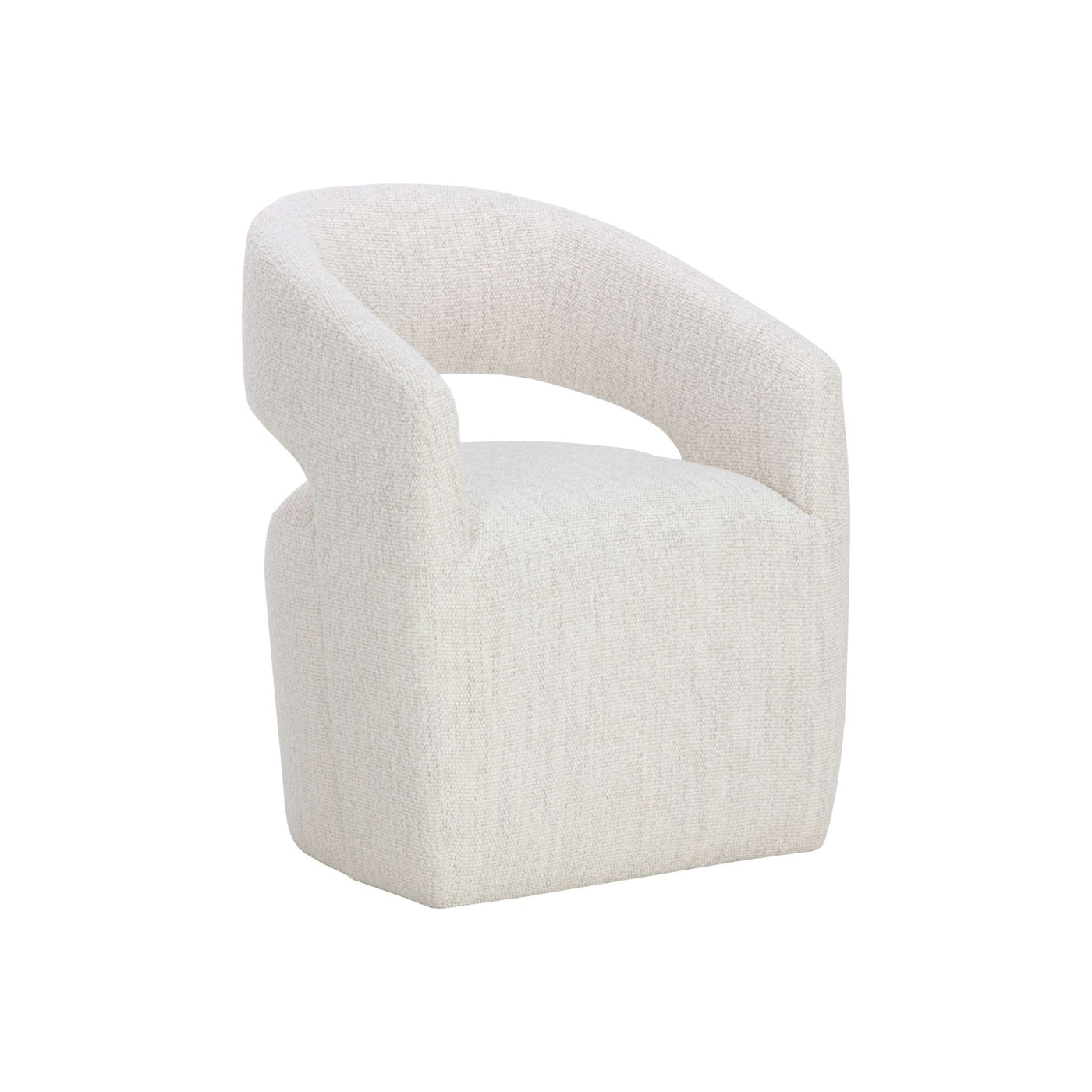 LLORET WHEELED DINING ARMCHAIR