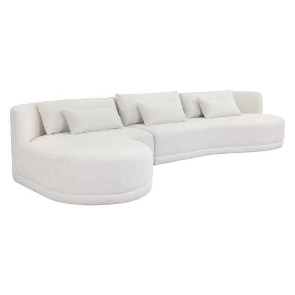 LAKEN SOFA CHAISE - LAF - COPENHAGEN WHITE