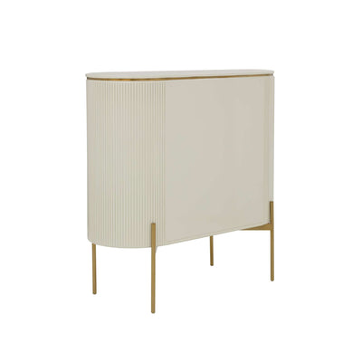 Paloma Bar Cabinet - High Gloss Cream