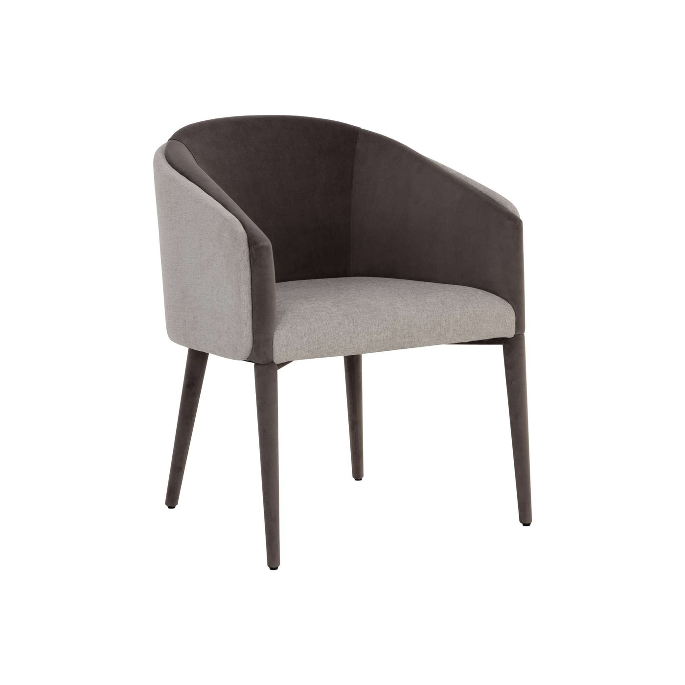 SHEVA DINING ARMCHAIR - ERNST SANDSTONE / MEG ASH