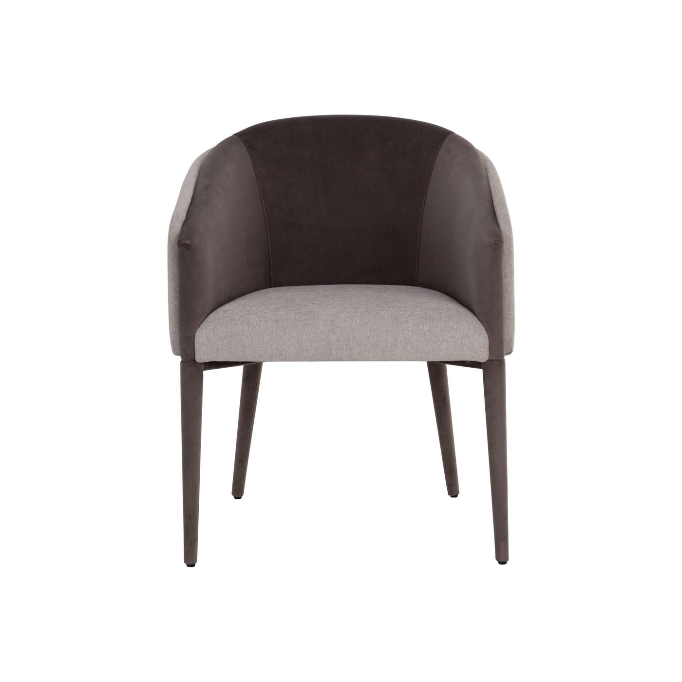 SHEVA DINING ARMCHAIR - ERNST SANDSTONE / MEG ASH