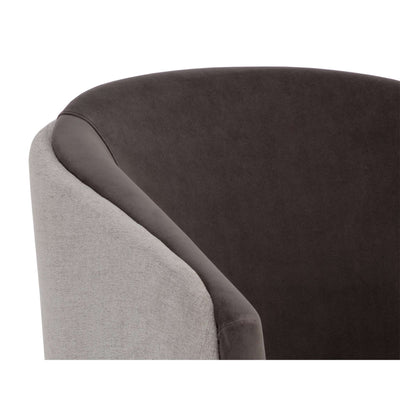 SHEVA DINING ARMCHAIR - ERNST SANDSTONE / MEG ASH