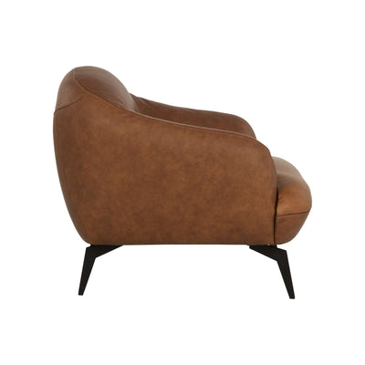 ARMANI ARMCHAIR - COGNAC LEATHER