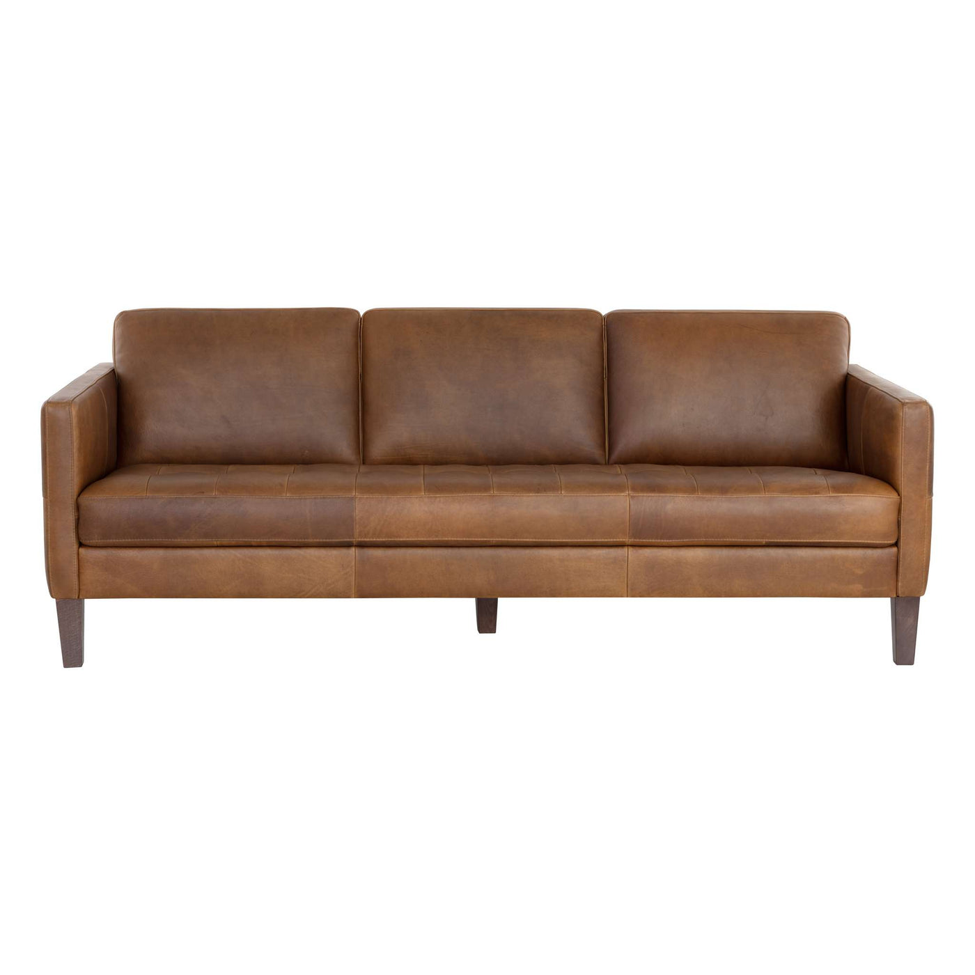 KARMELO SOFA - COGNAC LEATHER