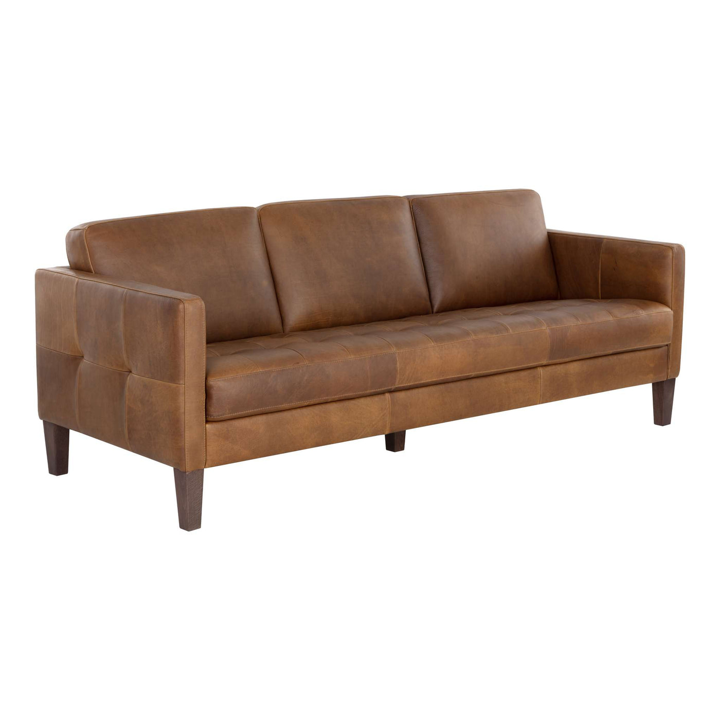 KARMELO SOFA - COGNAC LEATHER