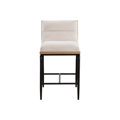 ABILENE COUNTER STOOL - POLO CLUB MUSLIN