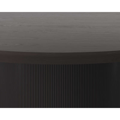 KALLA DINING TABLE - ROUND - CHARCOAL - 68"