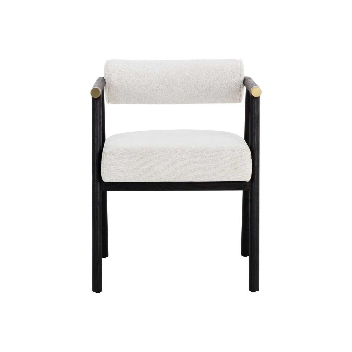 SOVA DINING ARMCHAIR - BLACK - COPENHAGEN WHITE