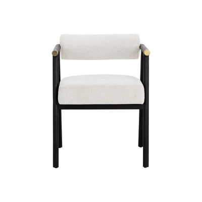 Sova Dining Armchair - Black - Copenhagen White