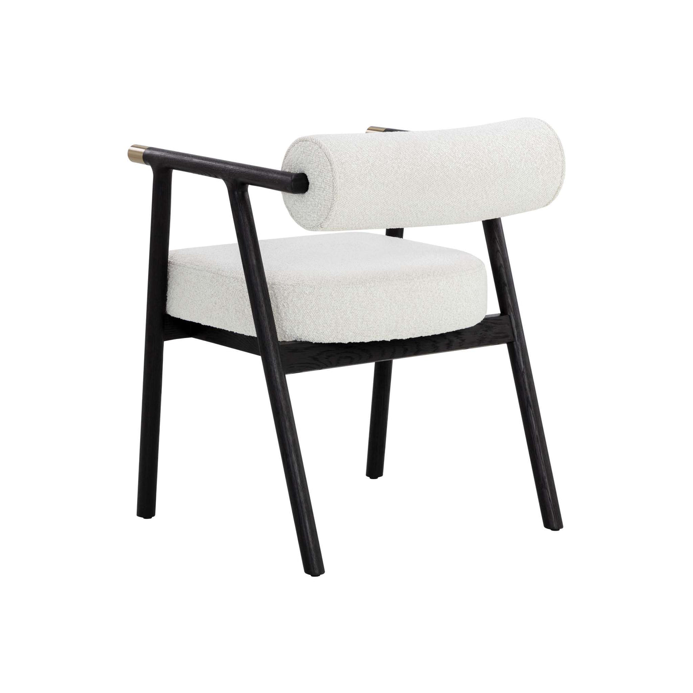 SOVA DINING ARMCHAIR - BLACK - COPENHAGEN WHITE