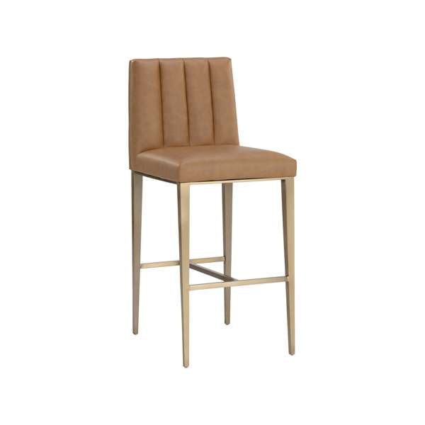 WILBUR BARSTOOL - MILLIKEN COGNAC