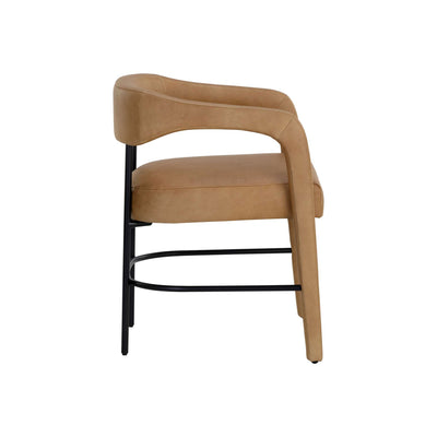 MAVIA DINING ARMCHAIR - LUDLOW SESAME LEATHER