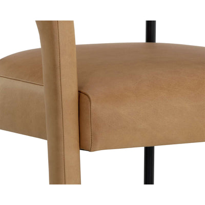 MAVIA DINING ARMCHAIR - LUDLOW SESAME LEATHER