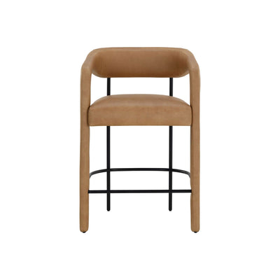 MAVIA COUNTER STOOL - LUDLOW SESAME LEATHER