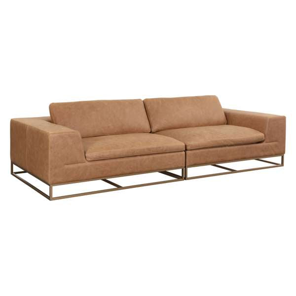 Ira Sofa - Camel Leather