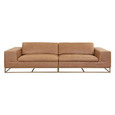 IRA SOFA - CAMEL LEATHER