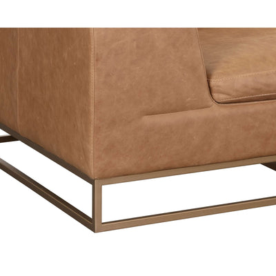 IRA SOFA - CAMEL LEATHER