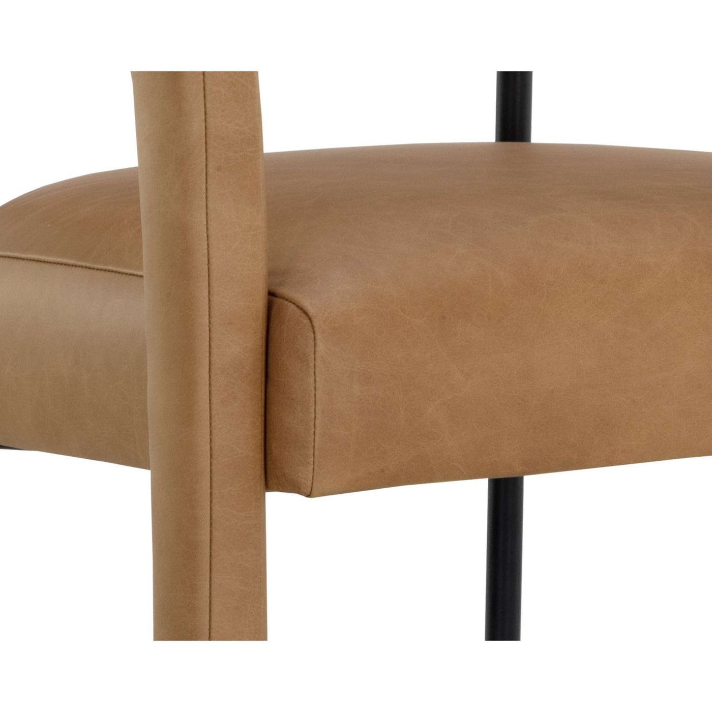 Mavia Barstool - Ludlow Sesame Leather