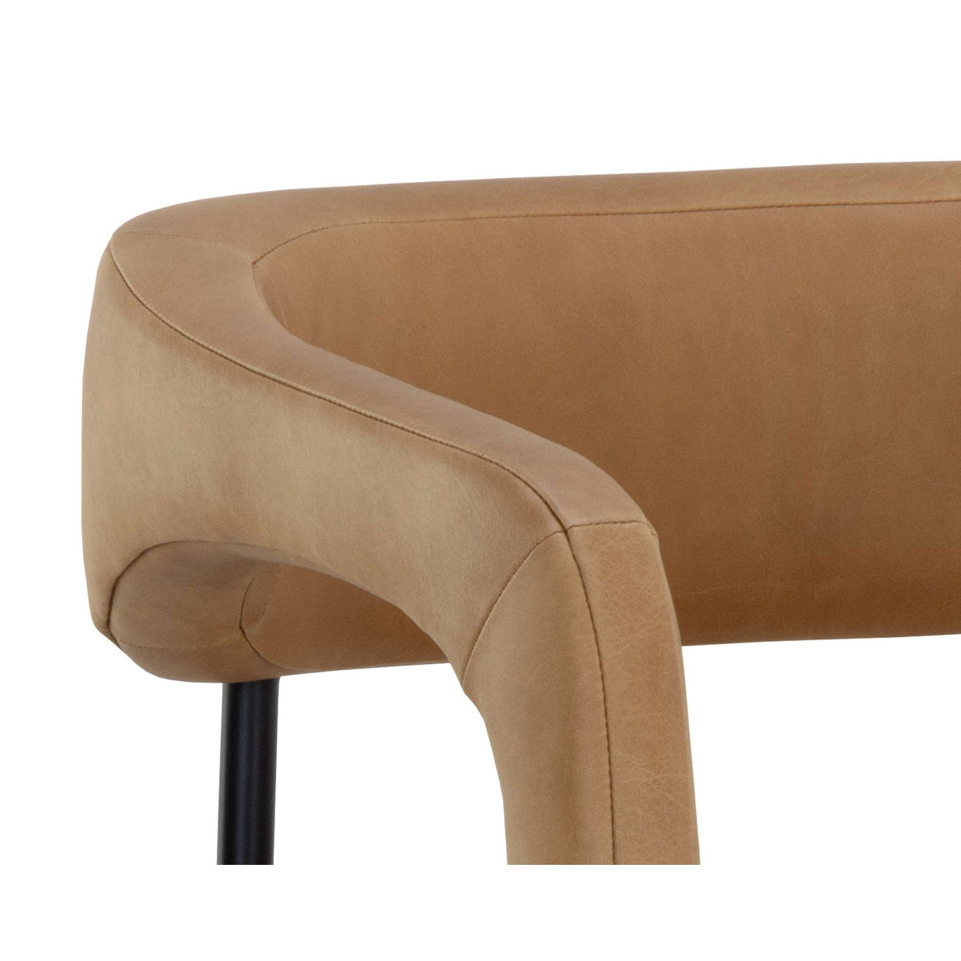 Mavia Barstool - Ludlow Sesame Leather