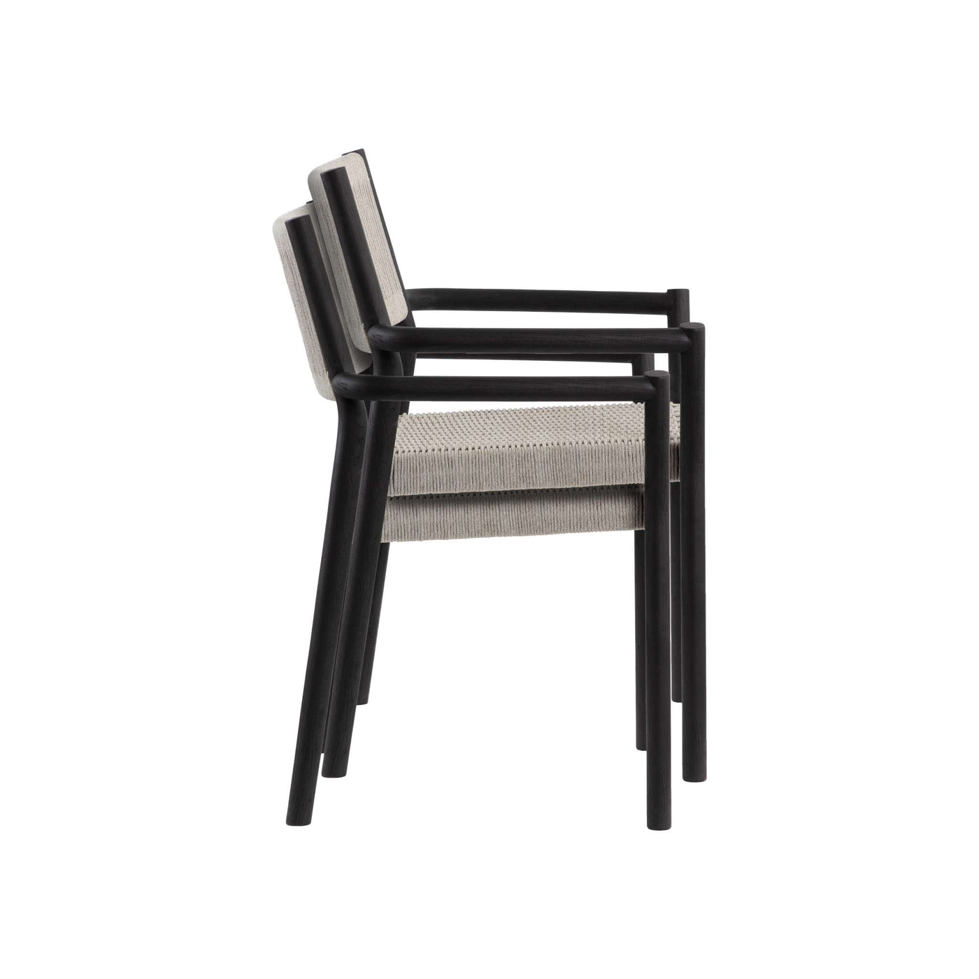 KAVALA STACKABLE DINING ARMCHAIR (Sef of 2)