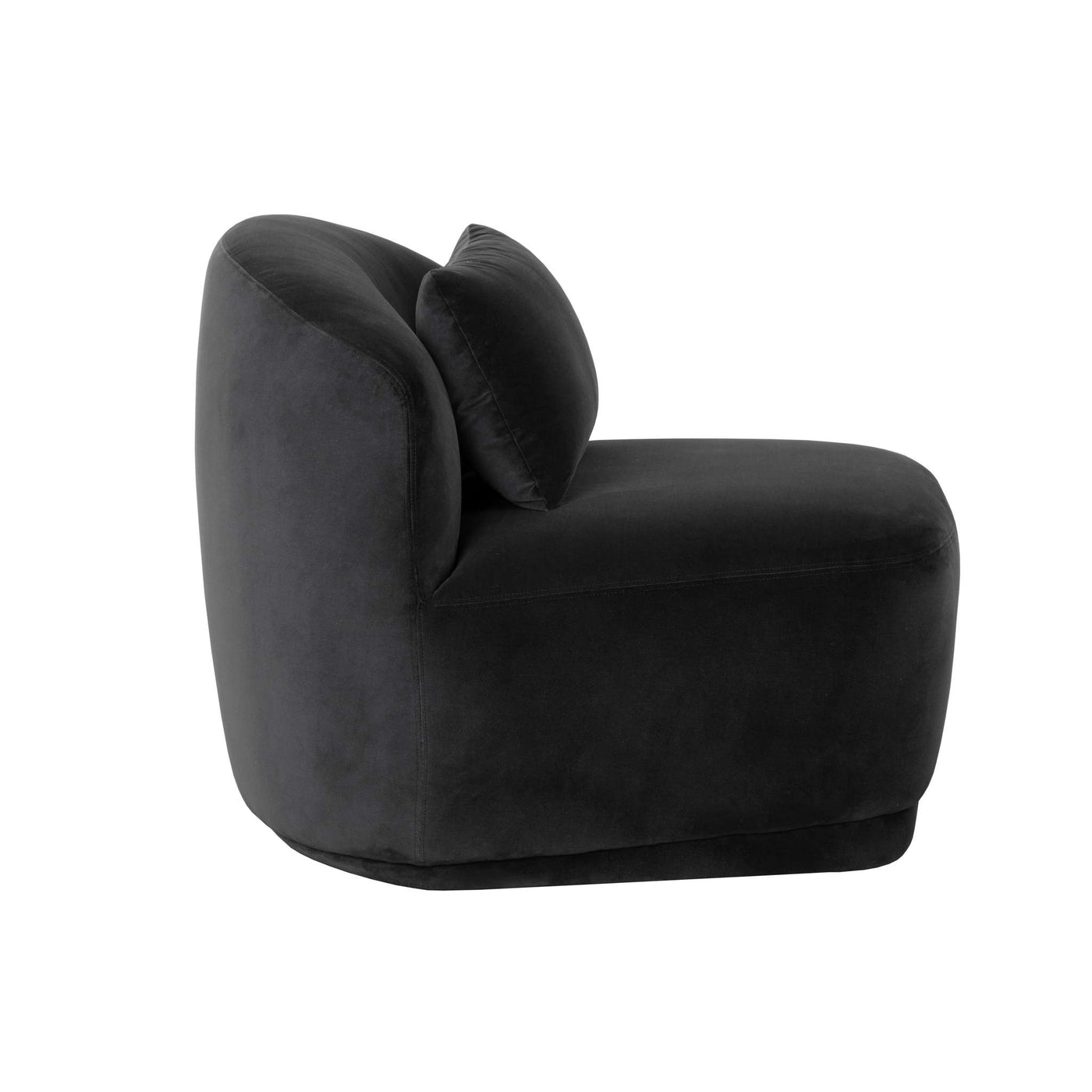 SORAYA SWIVEL ARMLESS CHAIR