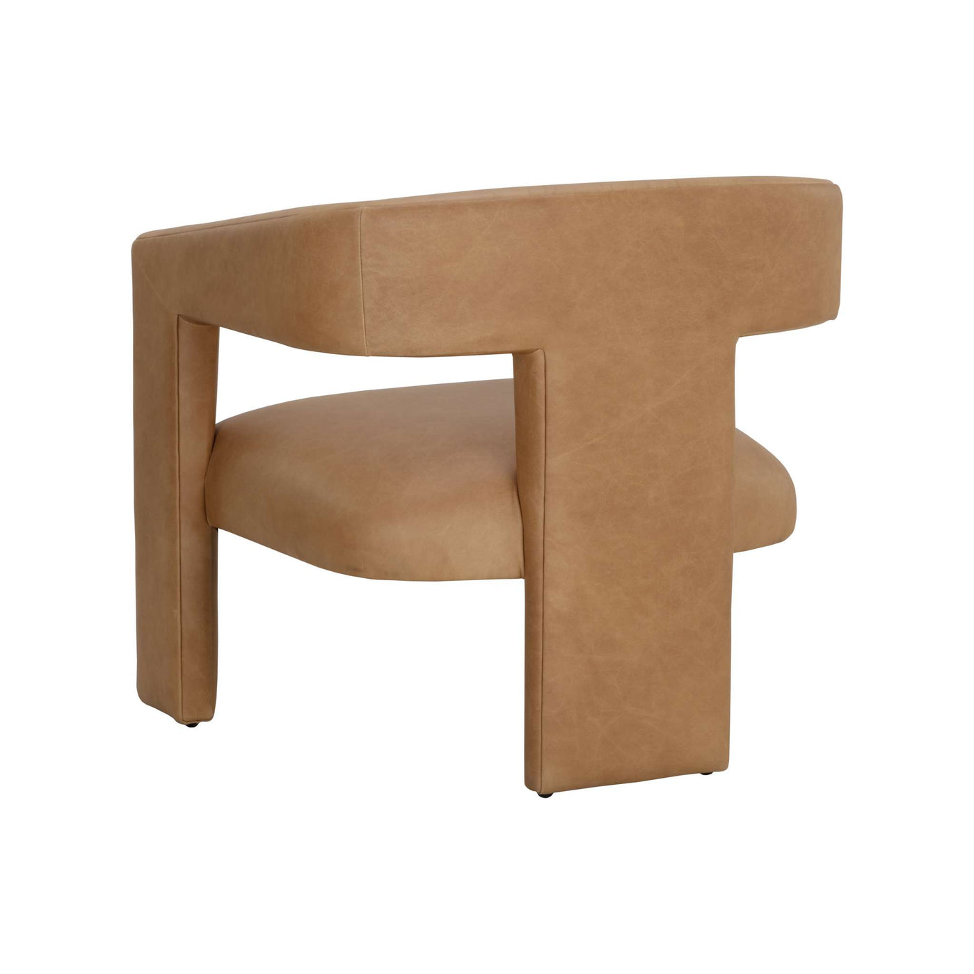 COBOURG LOUNGE CHAIR - LUDLOW SESAME LEATHER