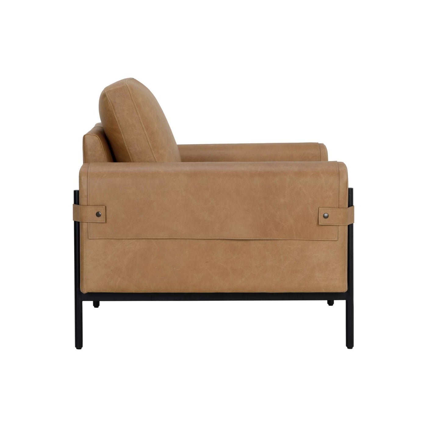 Camus Armchair - Ludlow Sesame Leather