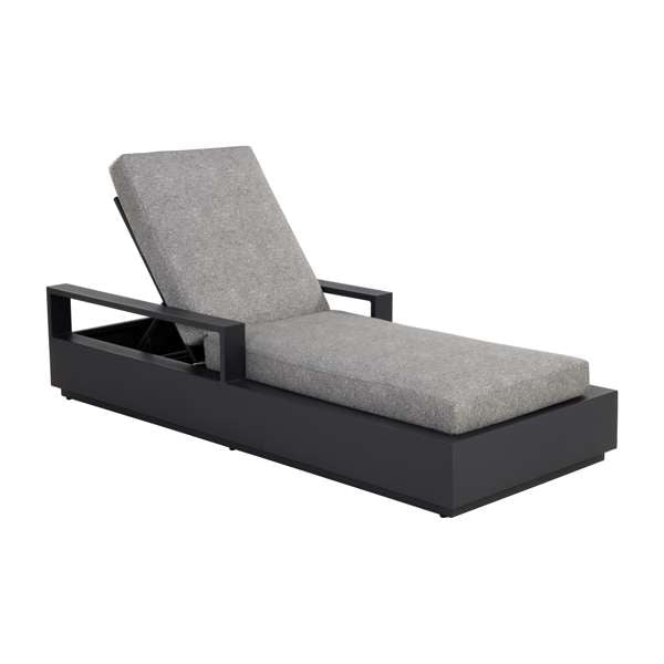 TAVIRA LOUNGER - CHARCOAL - LANIKAI SALT AND PEPPER