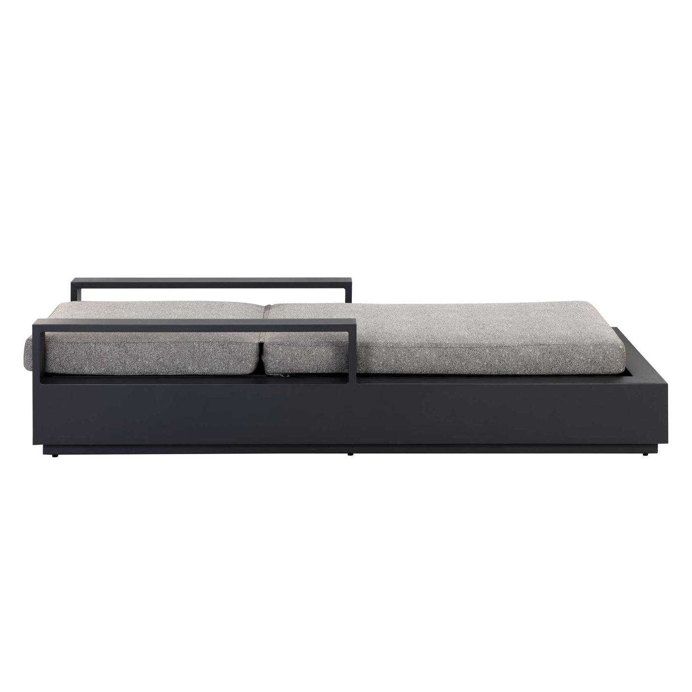 Tavira Lounger - Charcoal - Lanikai Salt And Pepper