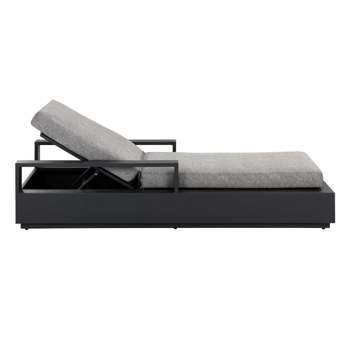 TAVIRA LOUNGER - CHARCOAL - LANIKAI SALT AND PEPPER