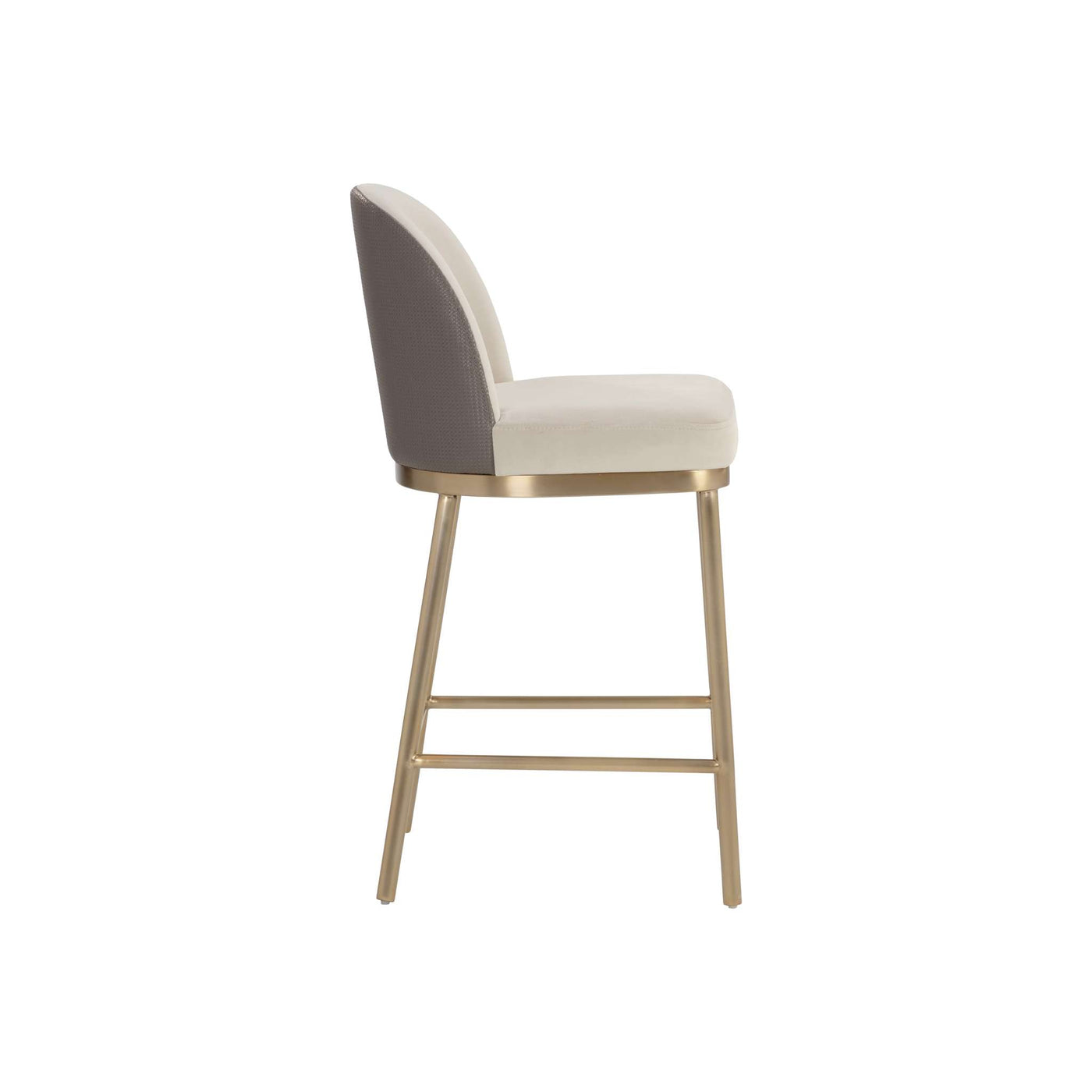 LAVANIA COUNTER STOOL - MEG TAUPE / PORCINI TAUPE